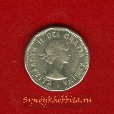 5 центов 1960 год Канада